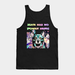 The Gang - No Hate! Teal Tank Top